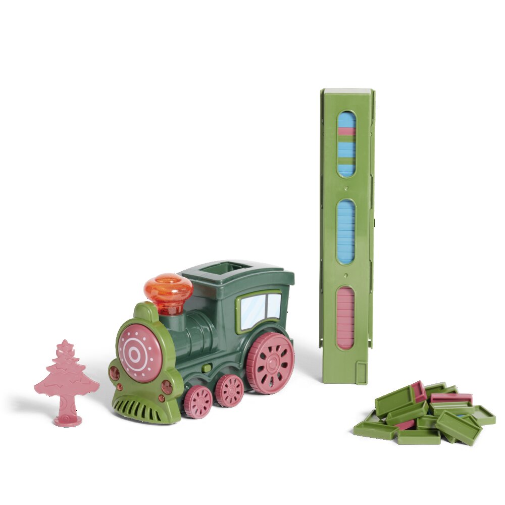 60-piece domino train