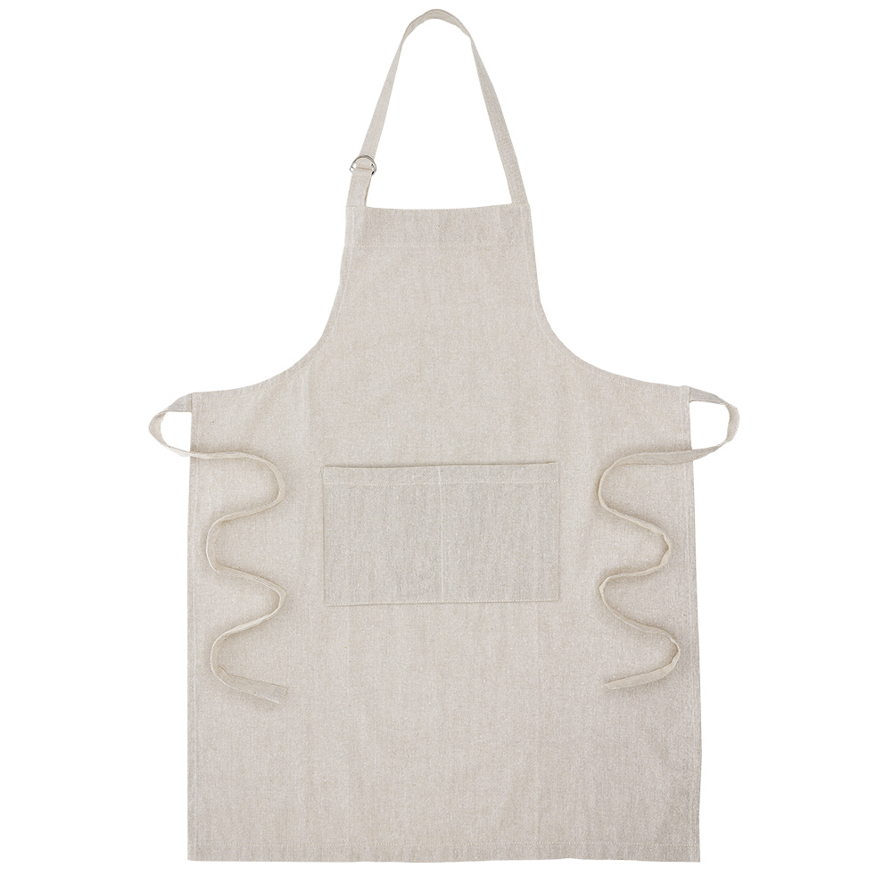 Beige kitchen apron