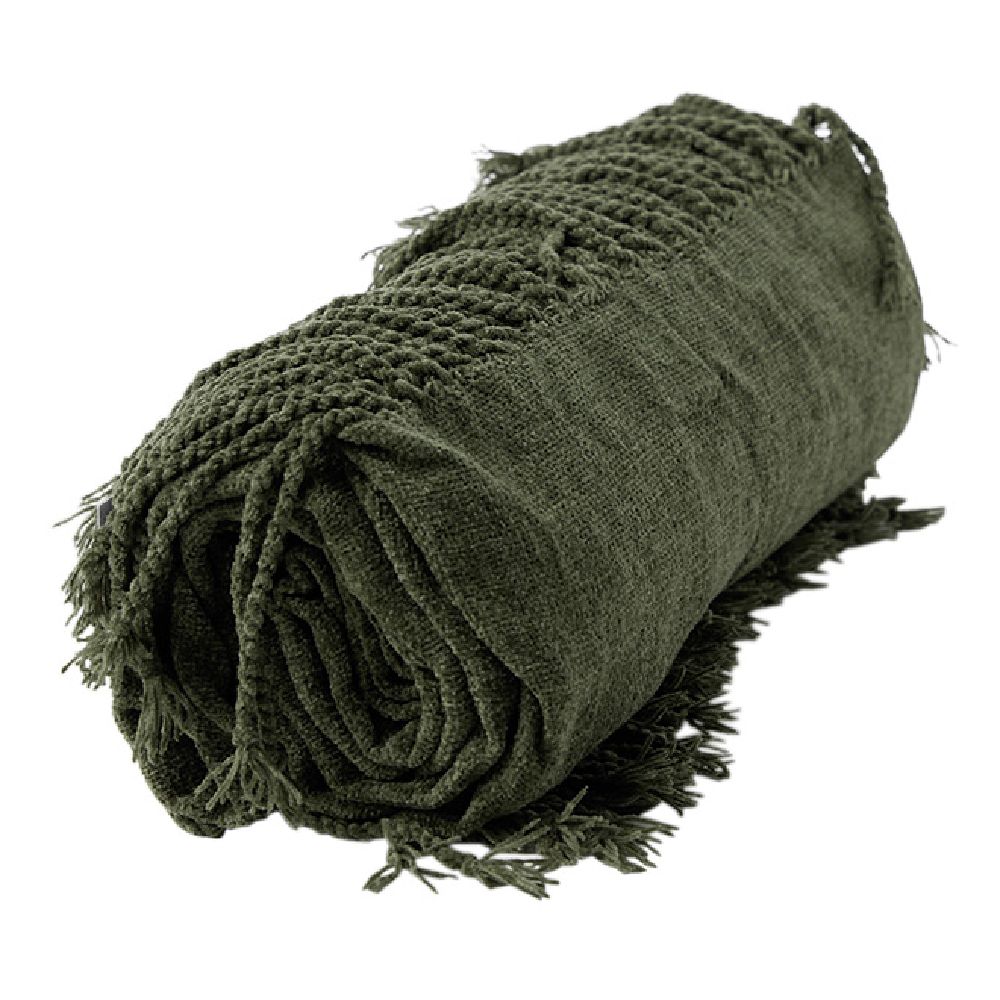 Plaid scarf 130x150cm green