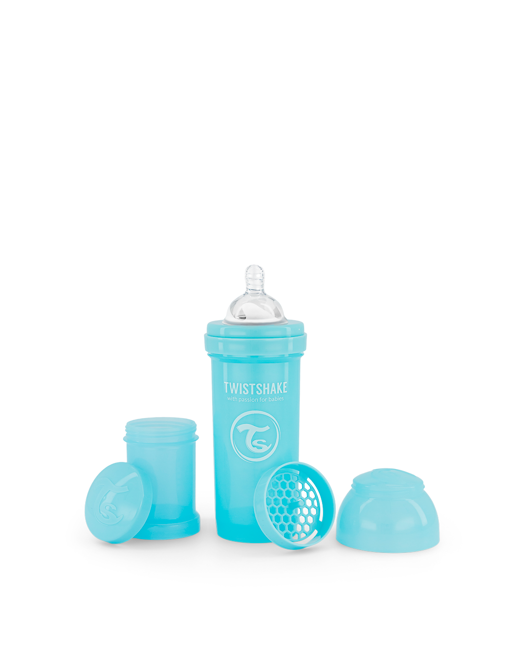 Twistshake Anti-Colic 260ml Pastel Blue 1/48