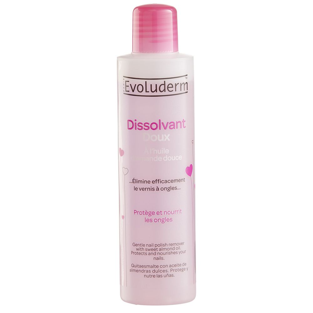 Evoluderm Sweet Almond Nail Polish Remover 200 ml