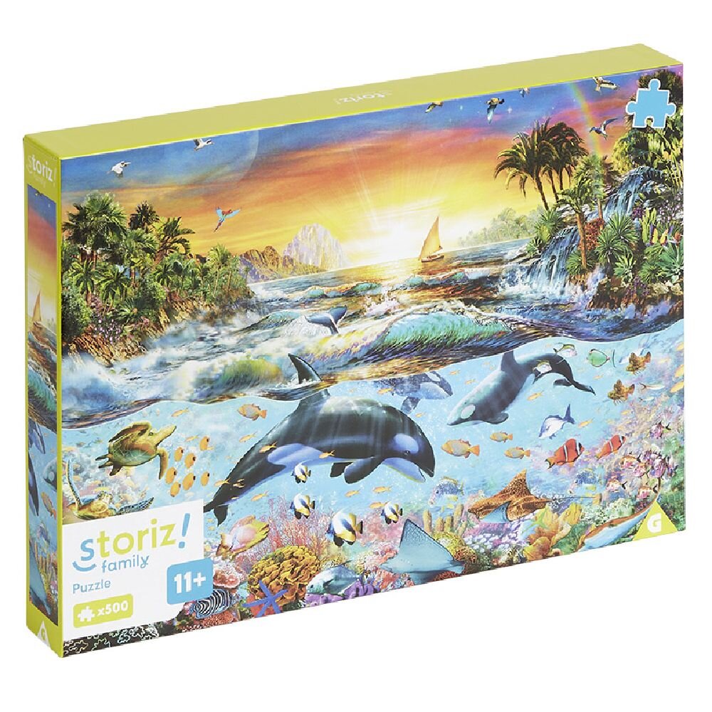 LODER ENIGME ADOLESHENTE 500 COPË FLORA DHE FAUNA DETARE