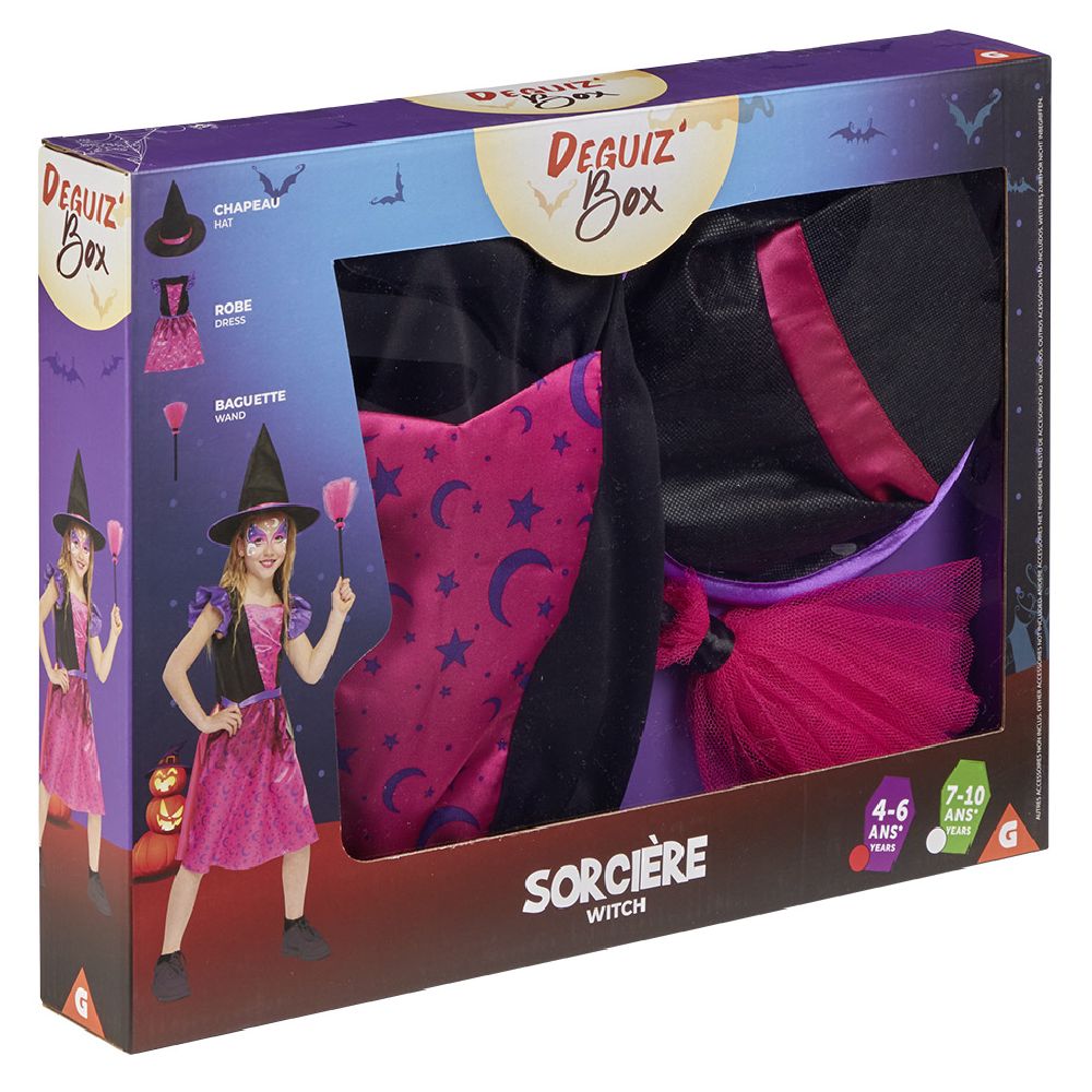 KOSTUM HALLOWEEN  SHTRIGE PER FEMIJE 4/6