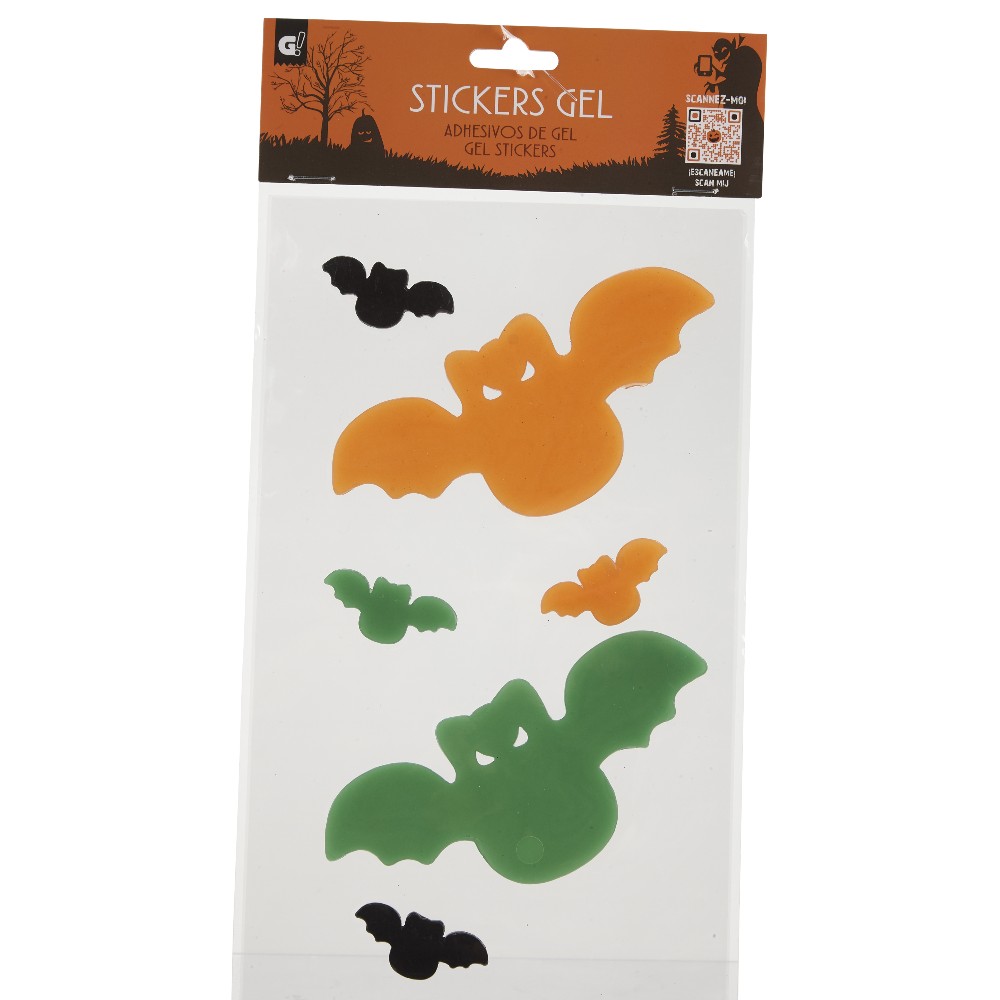 Halloween window decoration gel sticker