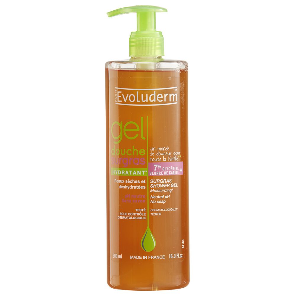 Evoluderm surgras shower gel 500 ml