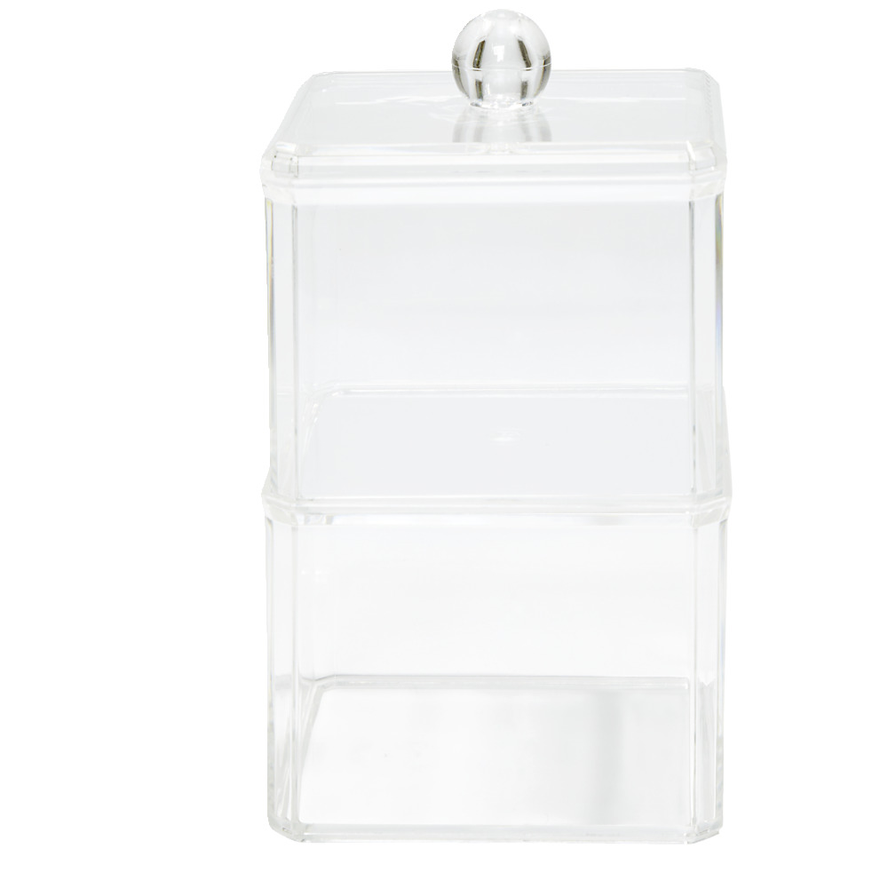 KUTI RUAJTESE TRANSPARENTE PER BANJO ME 2 NDARJE 9.3x9.3xH15.5cm | 632039