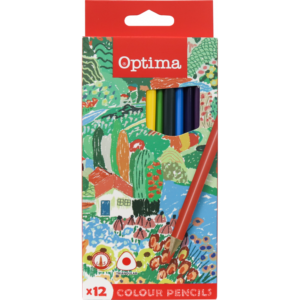 Ngjyra druri Color PENCILS 12/1 OPTIMA
