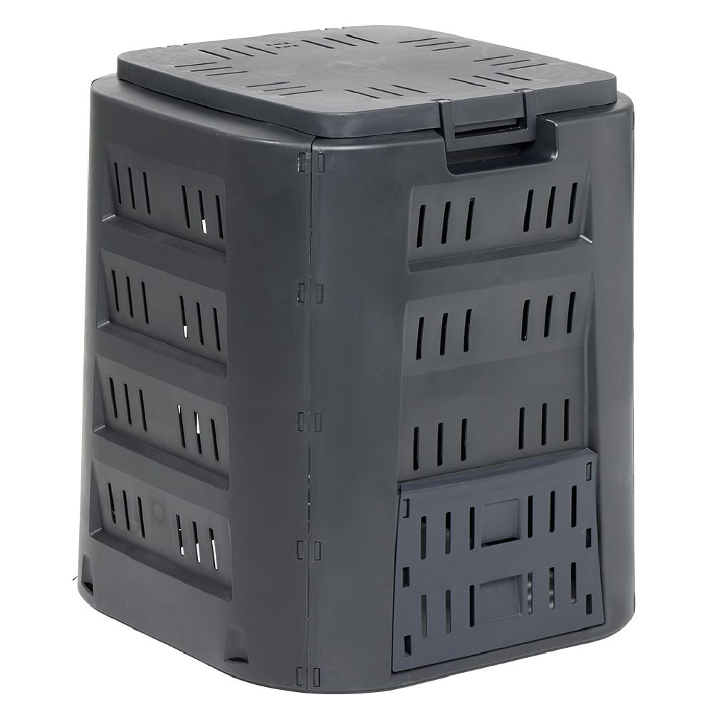 Black composter 70x70xH80cm 320 L