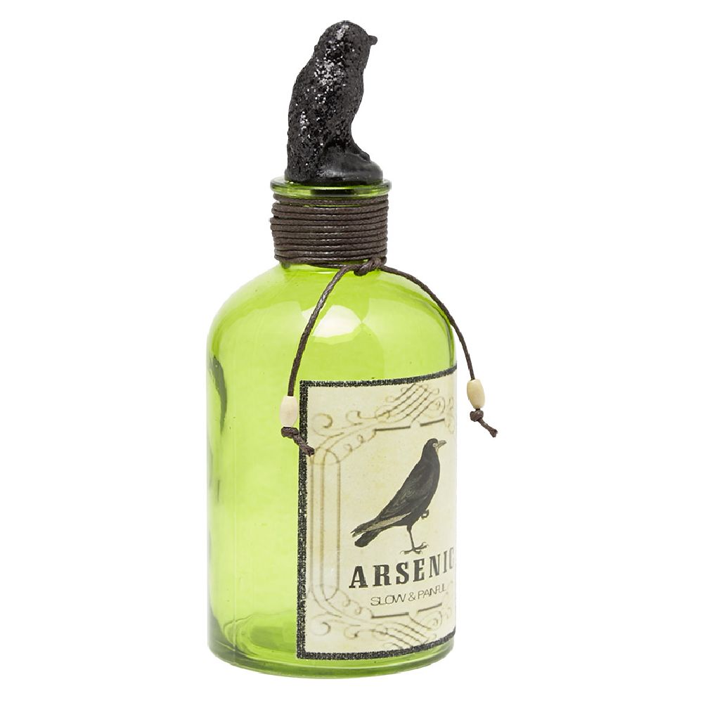 Colored bottle poison effect
