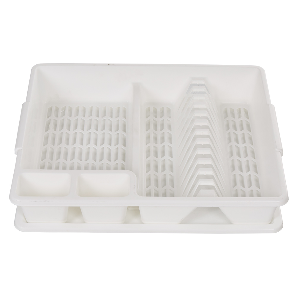 Drainer with white tray