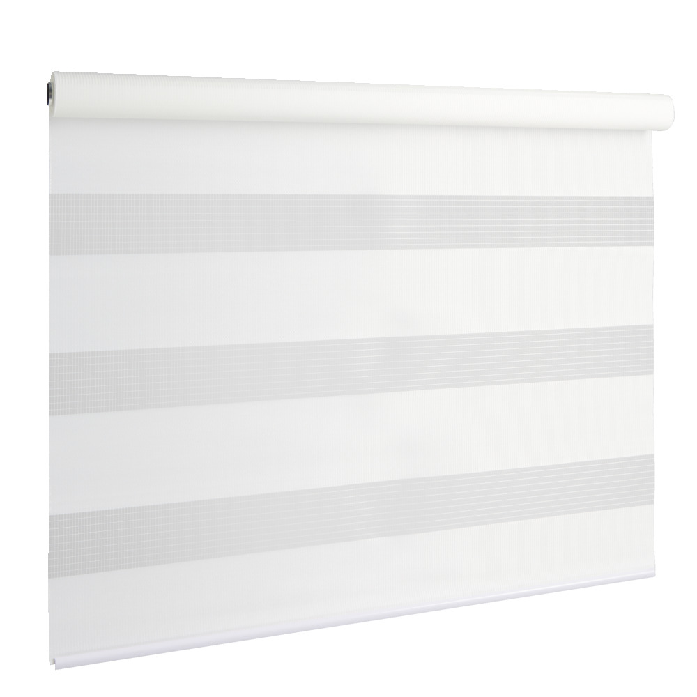 Roller blind with or without drilling day night white 60x160cm