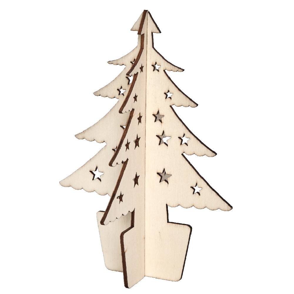 DEKORE NGA DRURI PER TAVOLINE FESTIVE  L13X0.5X18 BG