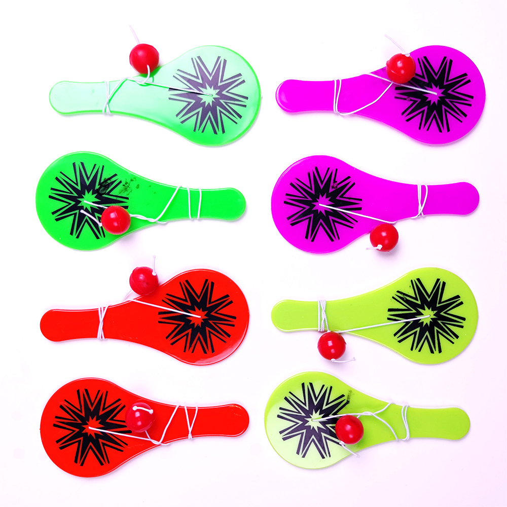 Mini racket hits ball x 8