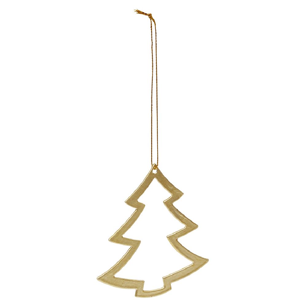Gold metal hanging decoration