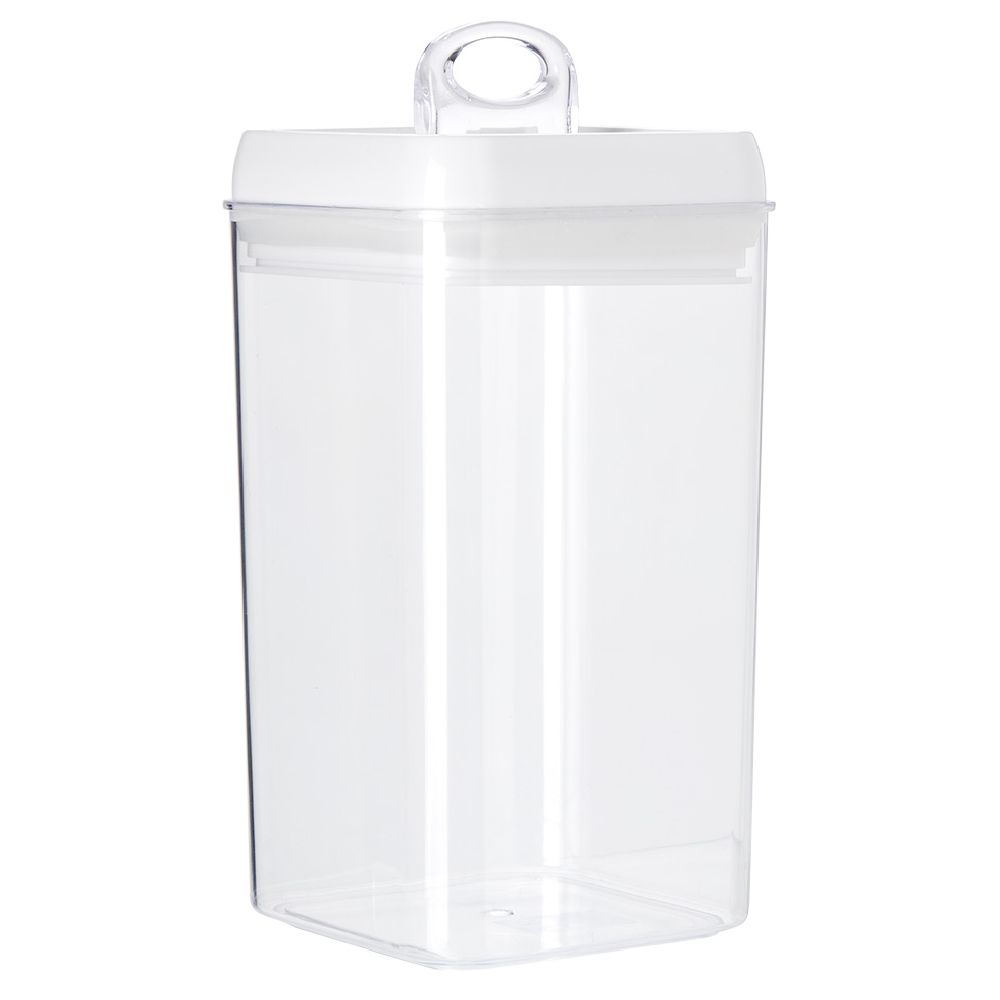 2.3L transparent polystyrene storage box