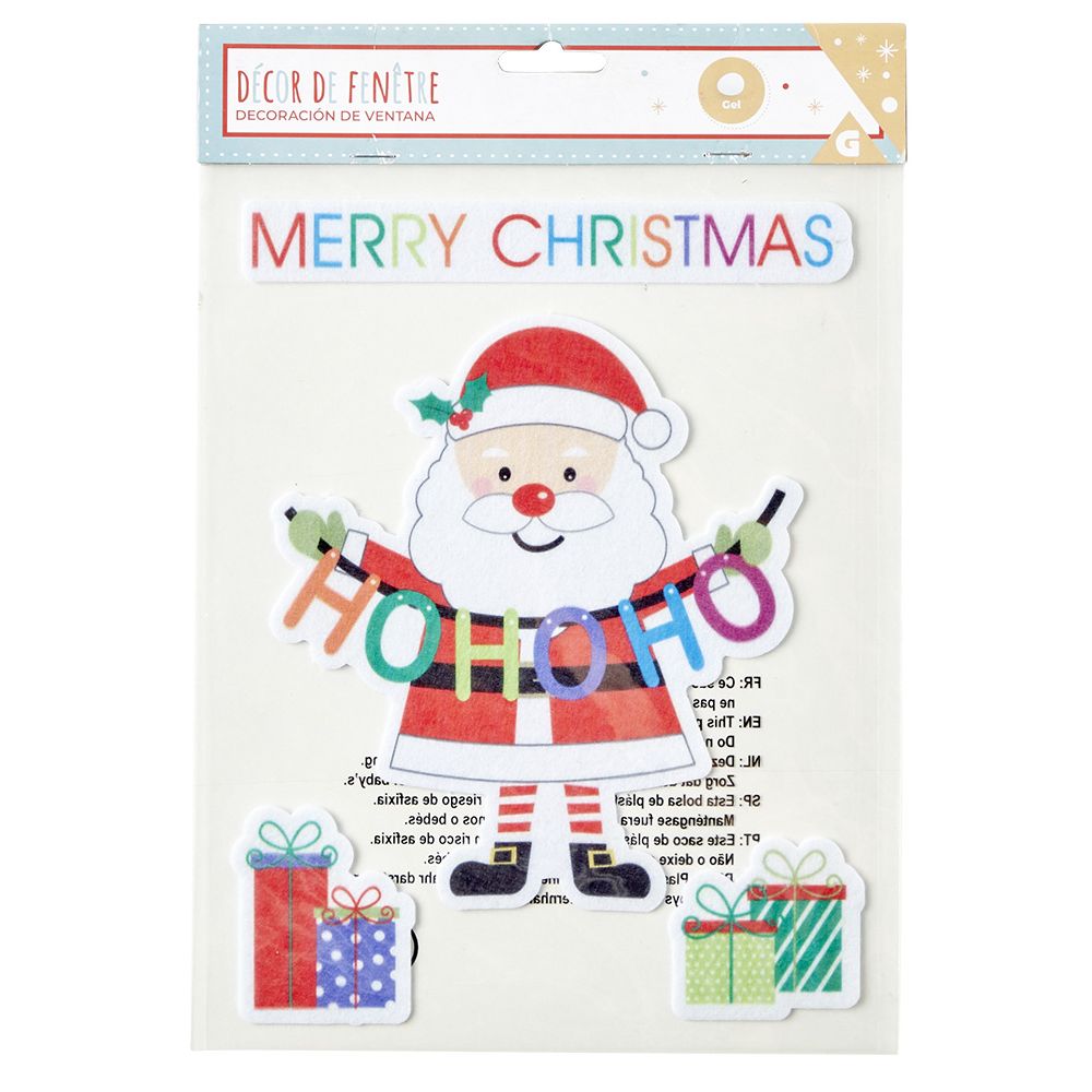 NGJITESE DEKORATIVE GËZUAR KRISHTLINDJET ME SANTA CLAUS