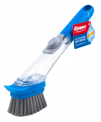 Brushe për enë me shpërndarës detergjenti