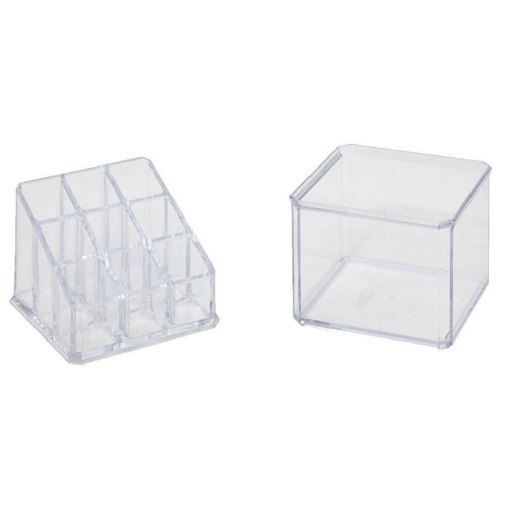 KUTI TRANSPARENTE E GRIMIT ME 2 NIVELE NGA PVC | 559799