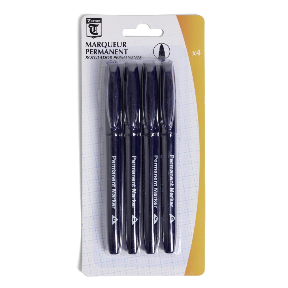 MARKERA PERMANENT HIGHLIGHTER X4