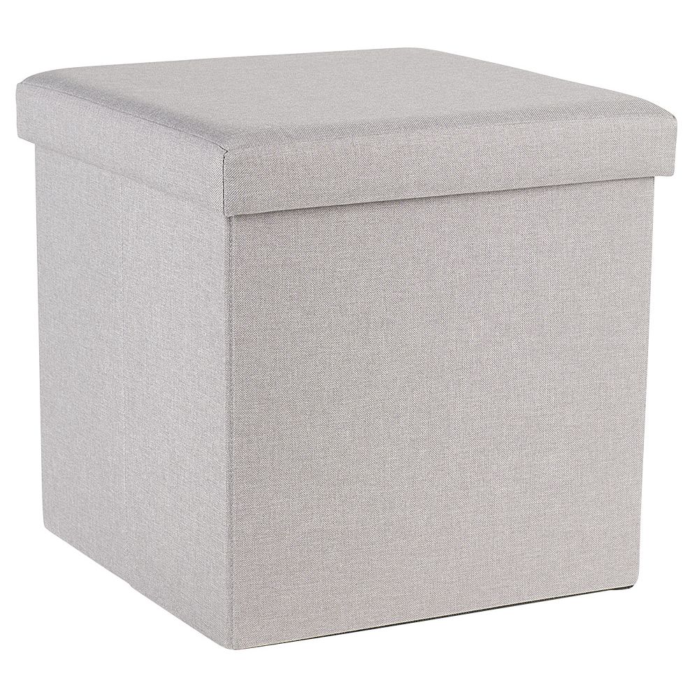 KUTI CLARA GREY OTTOMAN - L38 X D38 X H37,5 CM