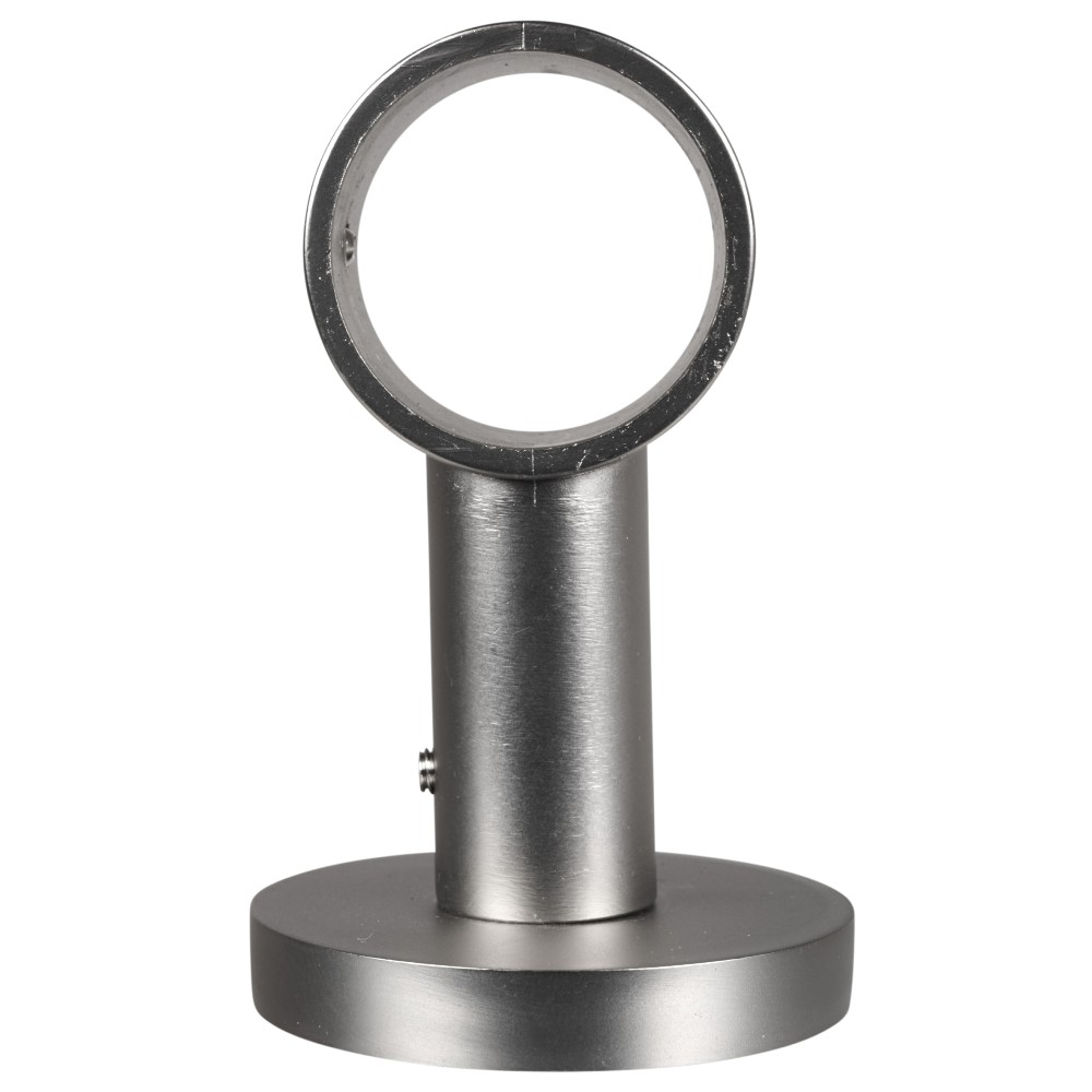 Ceiling support for gray metal rod