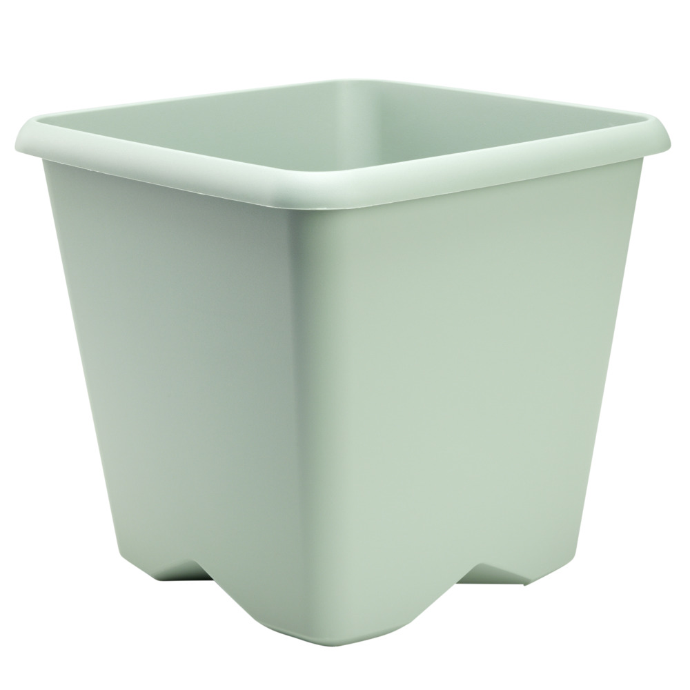 Chorus square pot, bay green color, 15.2L