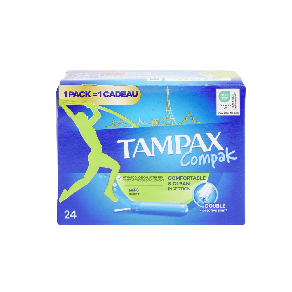 LETRA HIGJENIKE TAMPAX X24
