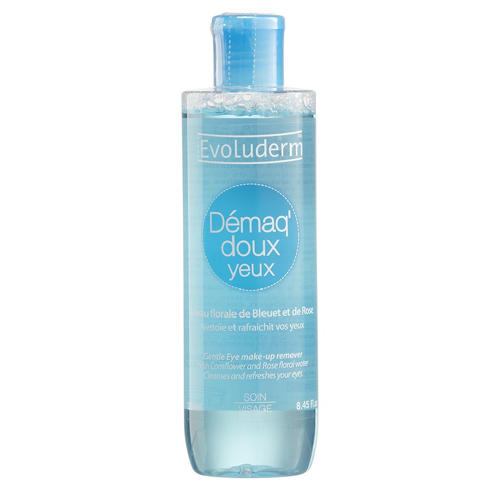 Evoluderm Gentle Eye Makeup Remover Cornflower and Rose Water 250 ml