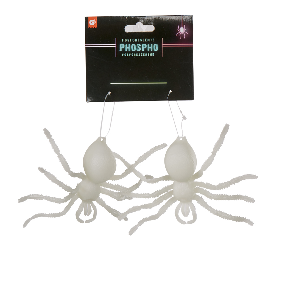Glow-in-the-Dark Spider x2