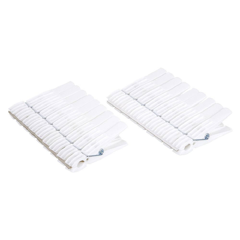 KAPËSE RROBASH PLASTIKE E BARDHË X18 | 591746