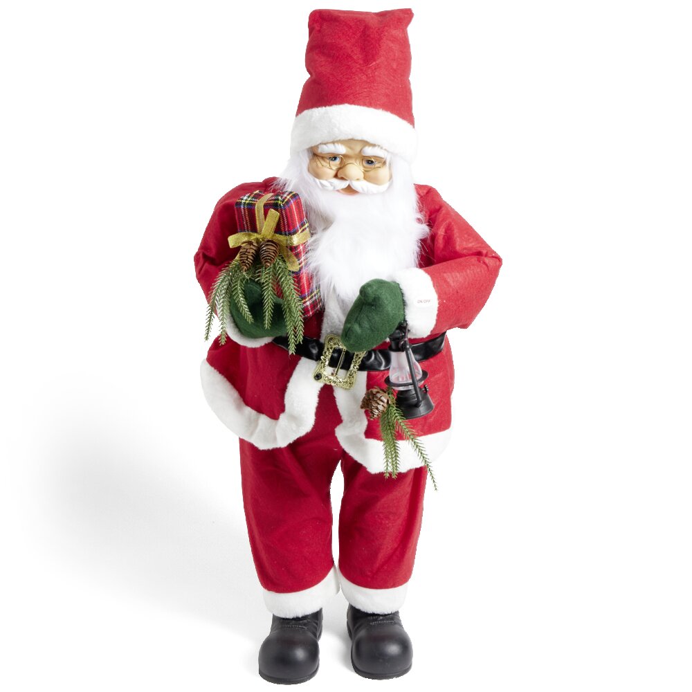 ARTIKUJ FESTIV: FIGURE DEKORATIVE E SANTA CLAUS ME ZE DHE ANIMACION
