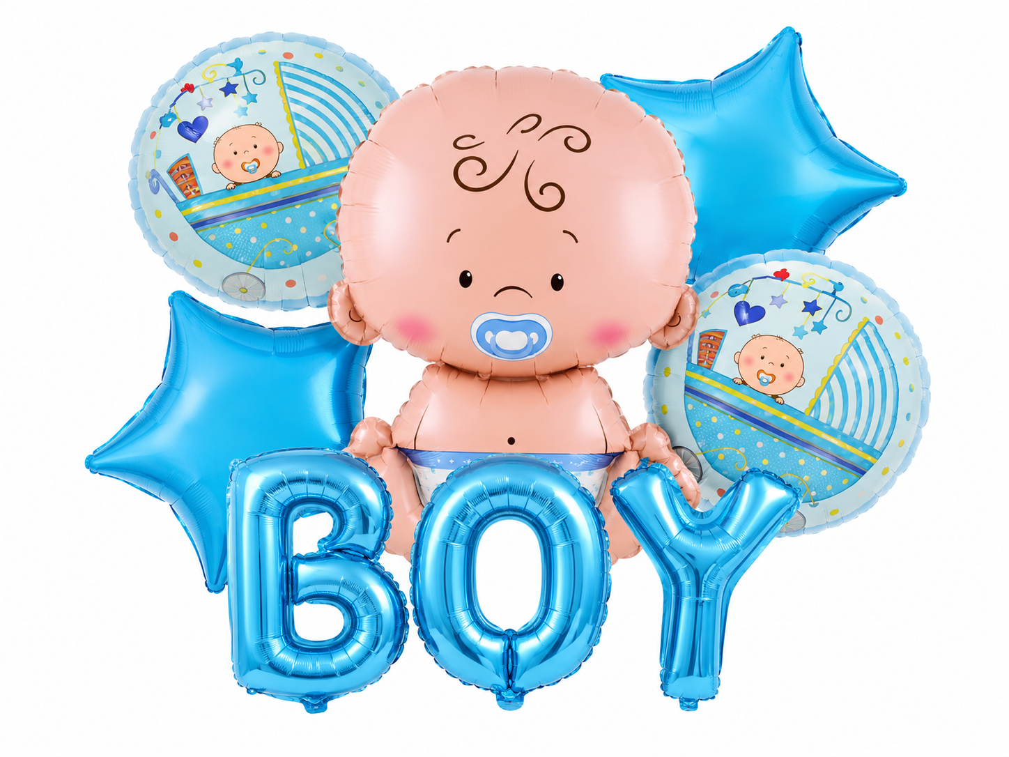 Set balonash për bebe djem