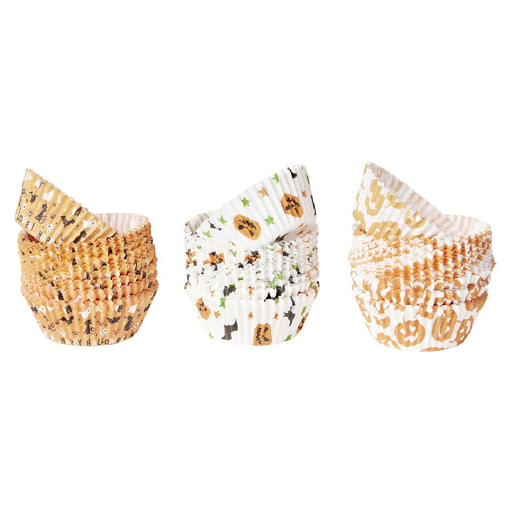 Halloween decorated muffin cases x150