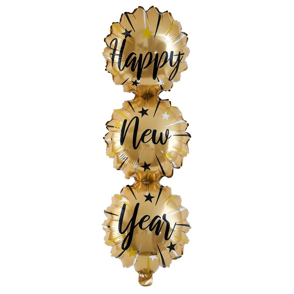 Happy New Year foil balloon 90cm