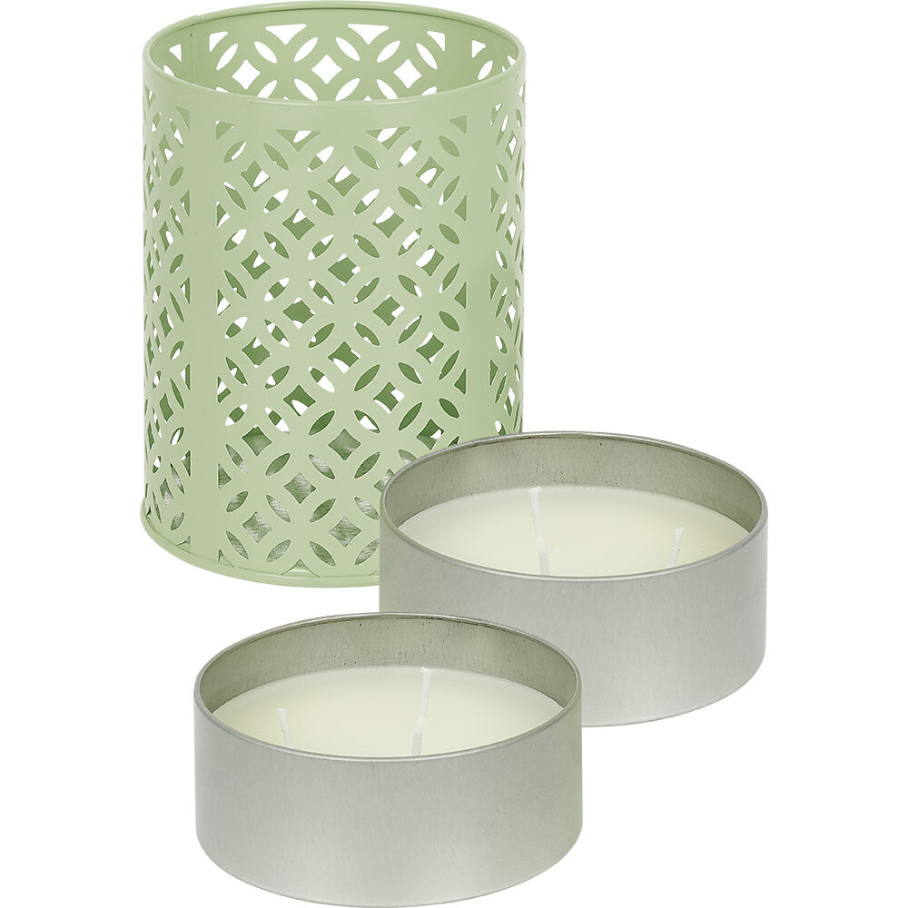 QIRI CITRONELLA X2 ME MBAJTES METALI D10X9CM