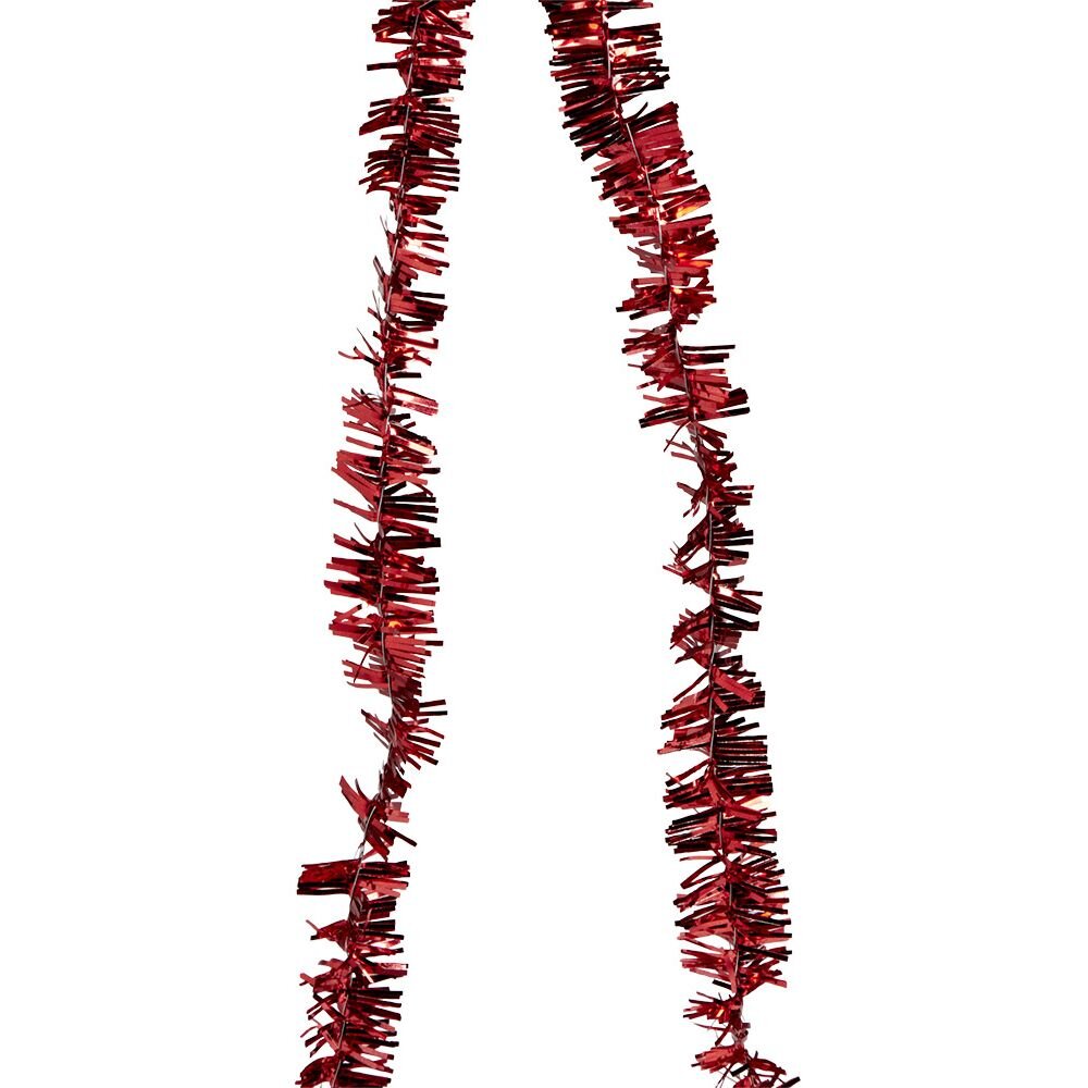 5m red sparkling garland