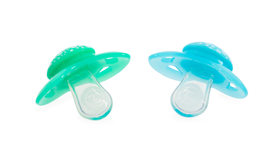 Twistshake 2x Pacifier 0-6m Pastel Blue Green 1/48