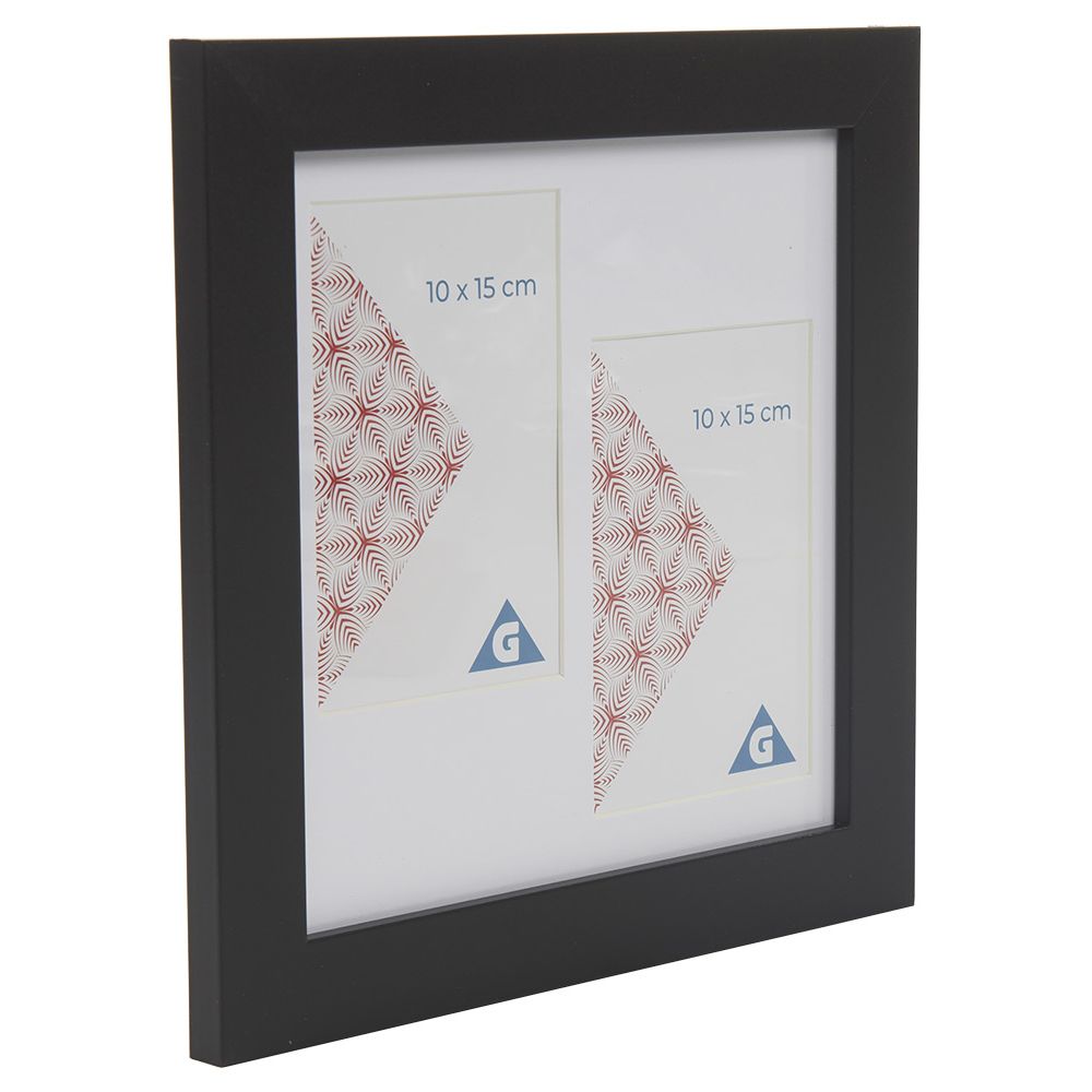 Black wooden collage 2 views