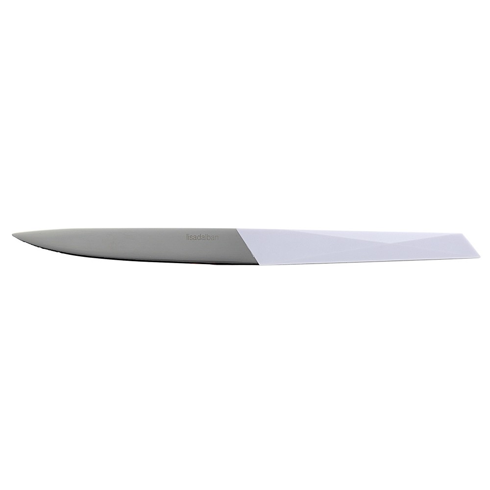 Stealth knife with white handle