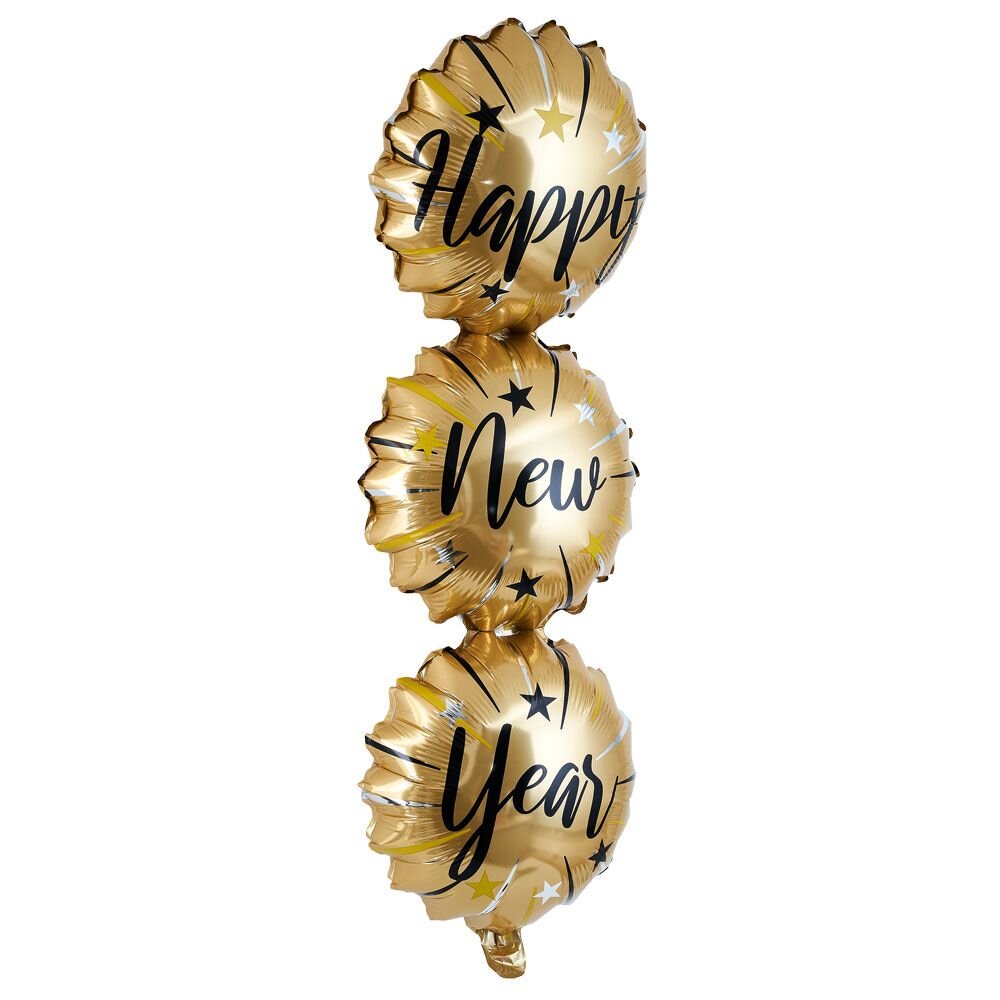 Happy New Year foil balloon 90cm