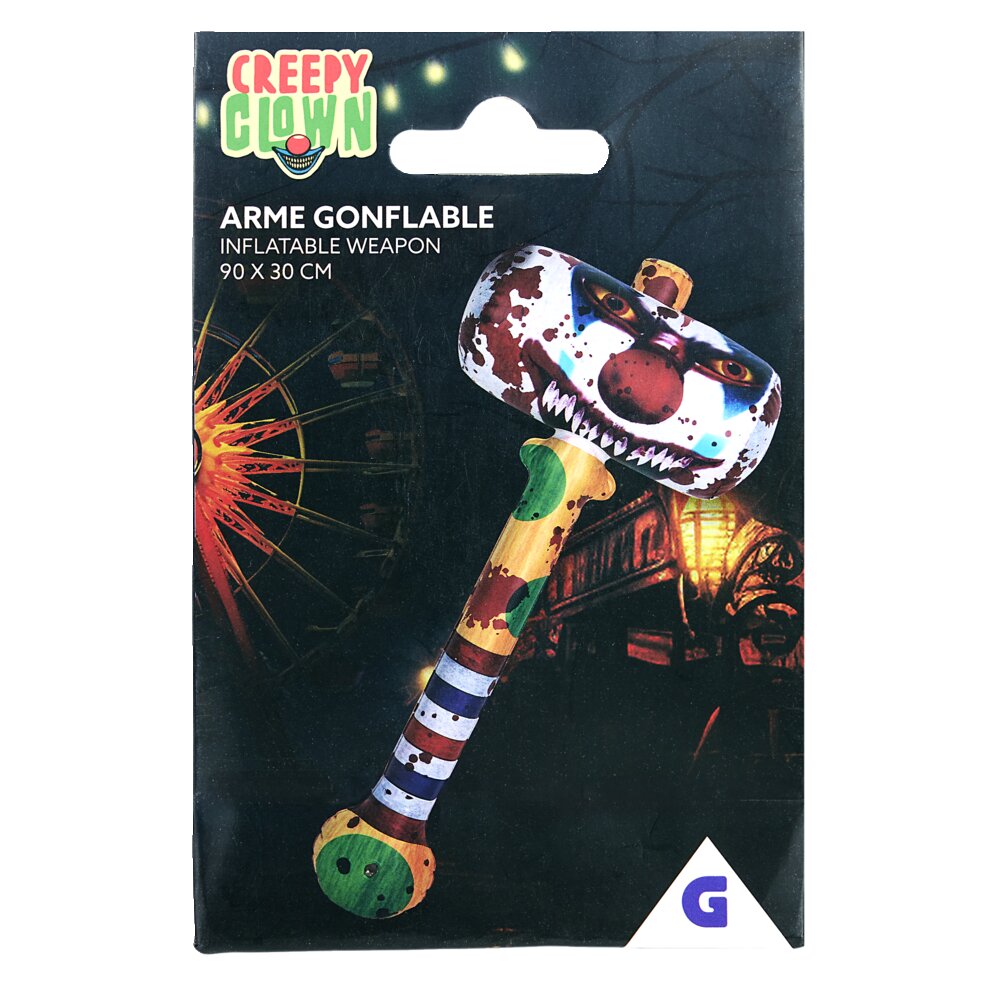 ARTIKUJ FESTIV FIGURE QEKAN ME AJER ME DIZAJN CLOWN PER HALLOWN NGA PVC L90X30X15CM