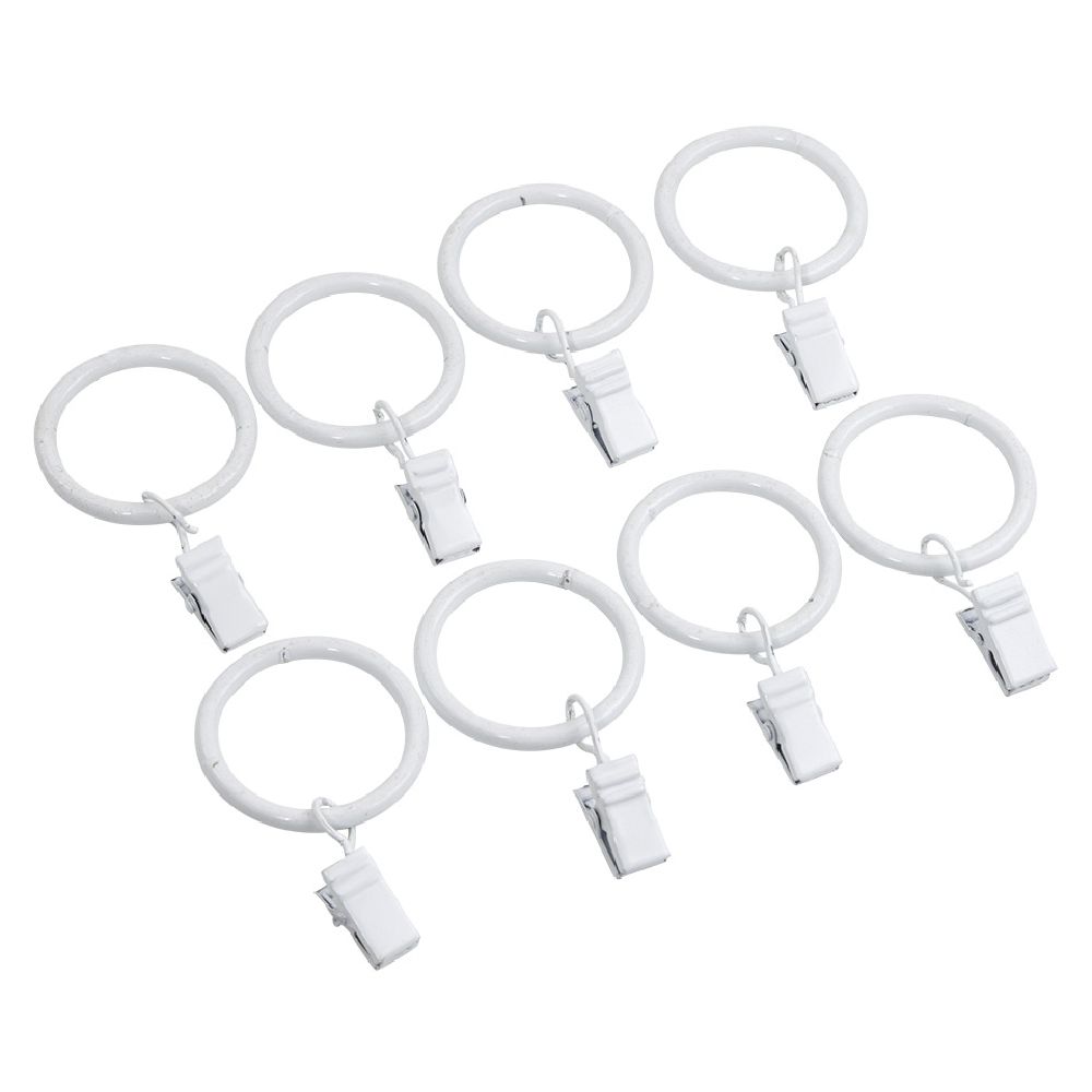White clip ring x8