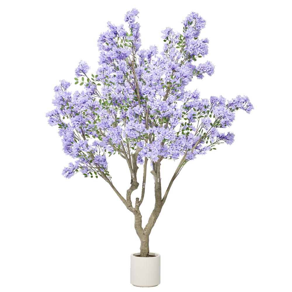 Artificial tree XL purple jacaranda H250cm