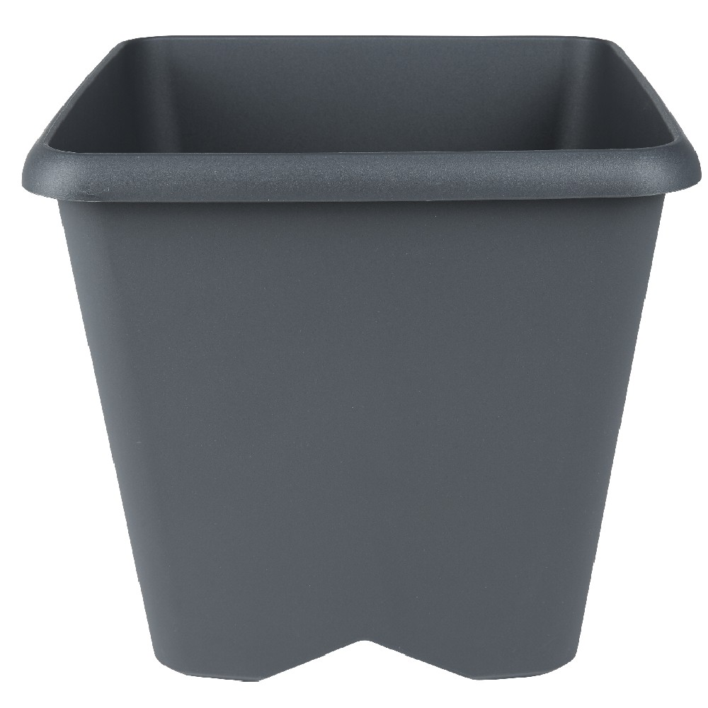 Chorus square garden pot, anthracite grey, 15.2 L