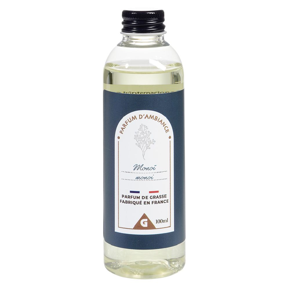 Blue diffuser refill with monoi scent 100ml