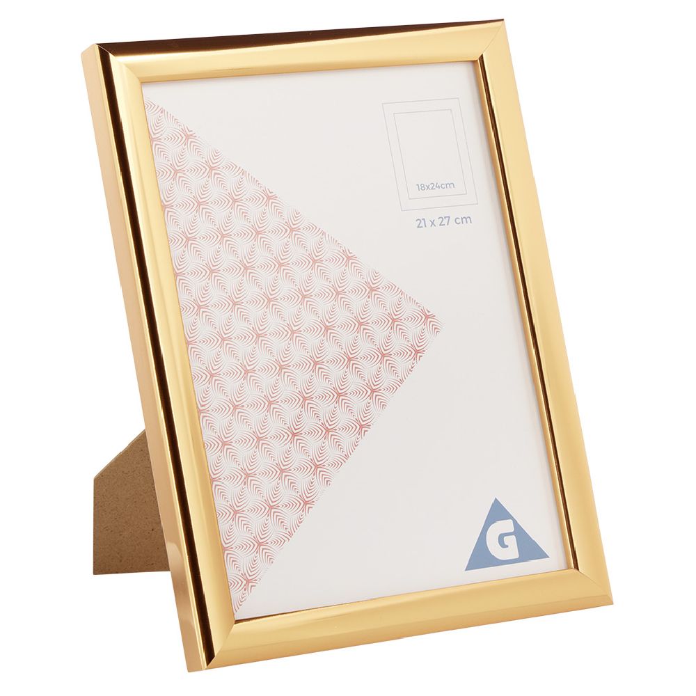 Copper photo frame 21x27cm for 18x24cm photo