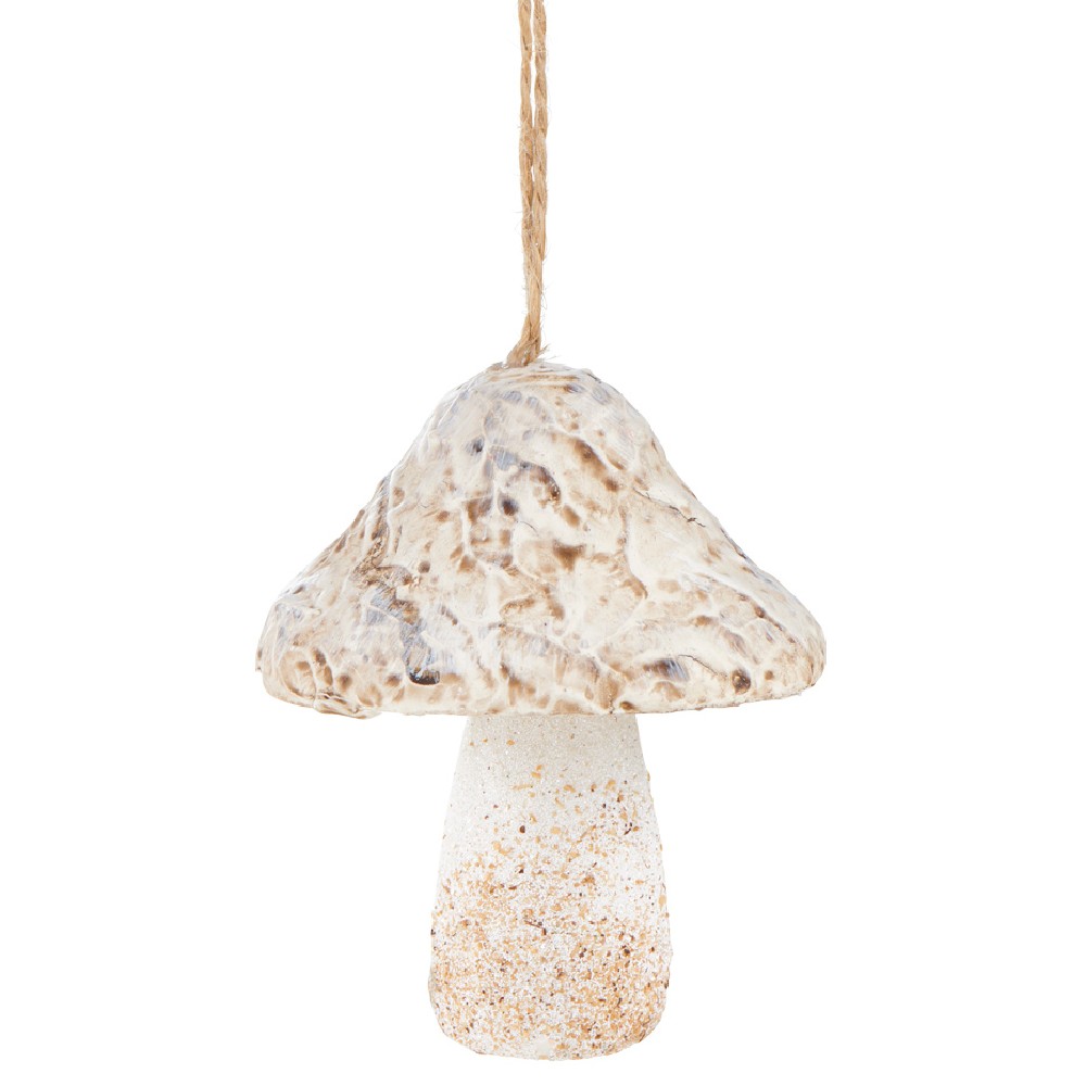 Raw Christmas mushroom to hang