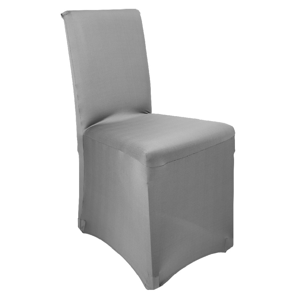 Plain dark gray chair cover