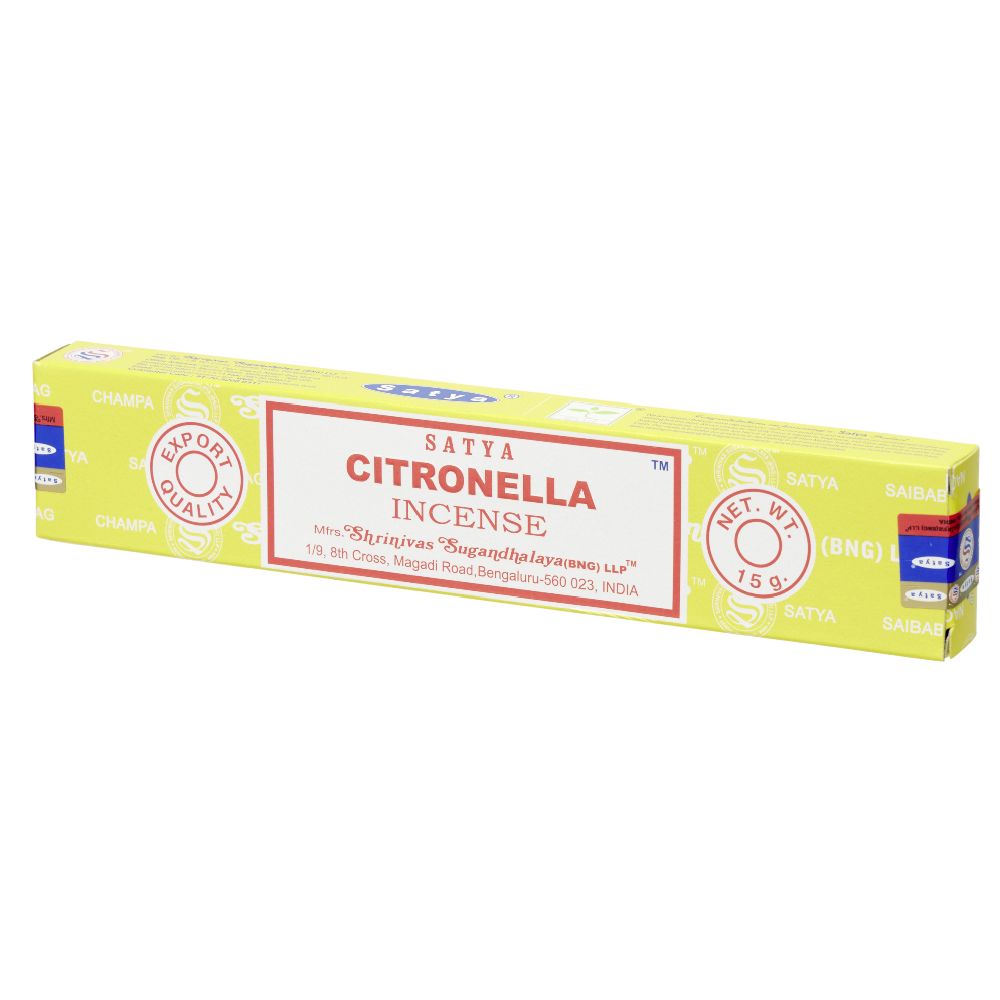 Hand-rolled citronella incense