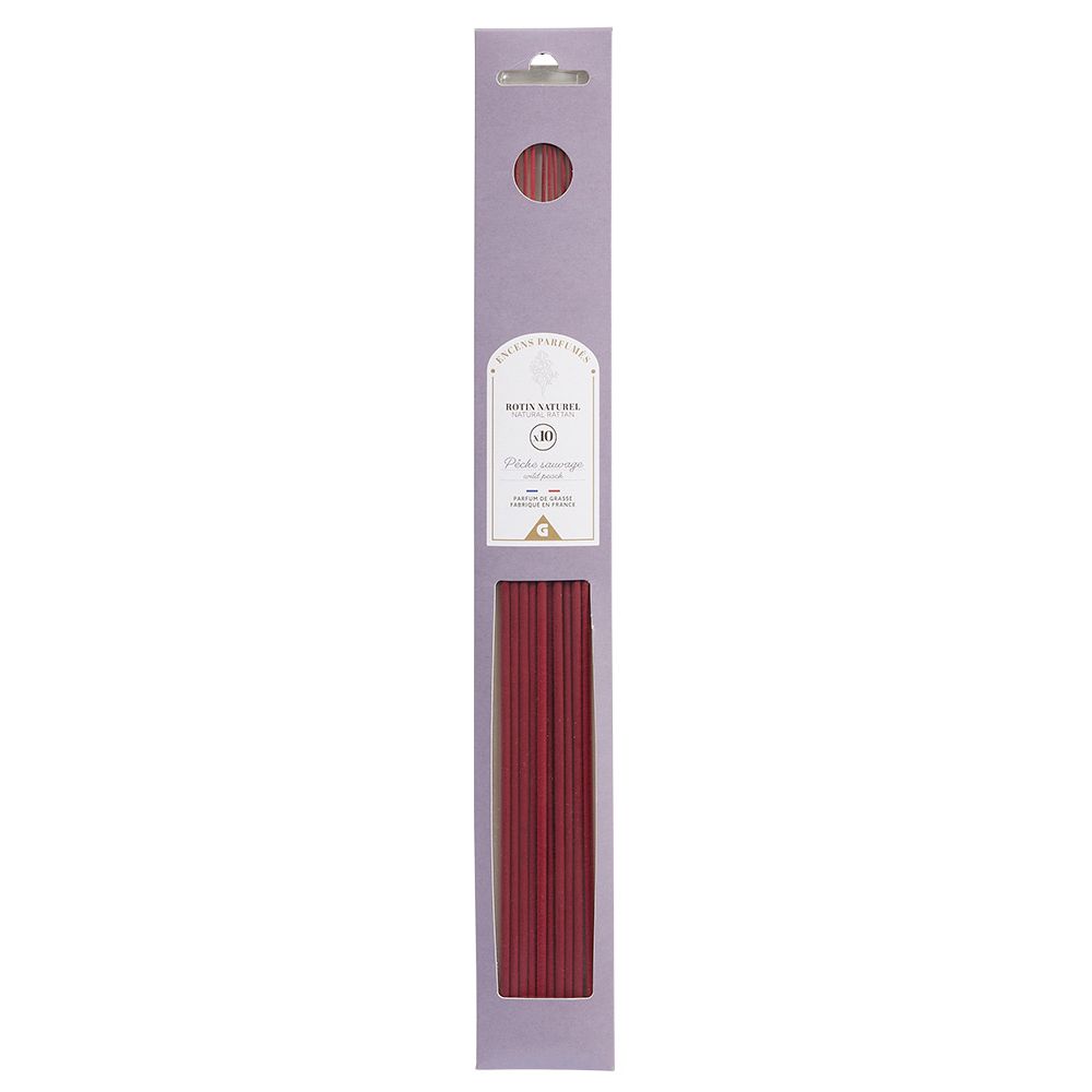 Purple peach scent incense L37cm x10